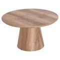 COFFEE TABLE KARAN FK18028 MDF IN NATURAL WOOD COLOR Φ80x45,5Hcm. COFFEE TABLE KARAN FK18028 MDF IN NATURAL WOOD COLOR Φ80x45,5Hcm.