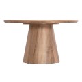COFFEE TABLE KARAN FK18028 MDF IN NATURAL WOOD COLOR Φ80x45,5Hcm. COFFEE TABLE KARAN FK18028 MDF IN NATURAL WOOD COLOR Φ80x45,5Hcm.