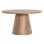 COFFEE TABLE KARAN FK18028 MDF IN NATURAL WOOD COLOR Φ80x45,5Hcm.