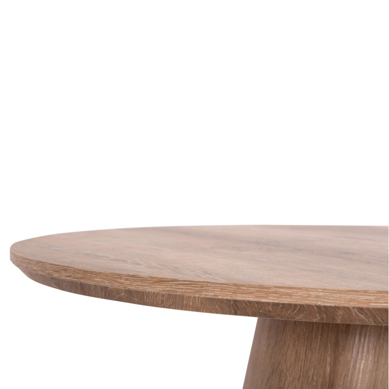 COFFEE TABLE KARAN FK18028 MDF IN NATURAL WOOD COLOR Φ80x45,5Hcm. COFFEE TABLE KARAN FK18028 MDF IN NATURAL WOOD COLOR Φ80x45,5Hcm.