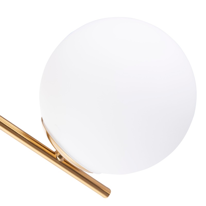 WALL SCONCE HOMY2 FK4471 METAL BASE IN GOLD-GLASS [E27] 14.5x28x21Hcm.