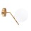 WALL SCONCE HOMY2 FK4471 METAL BASE IN GOLD-GLASS [E27] 14.5x28x21Hcm.
