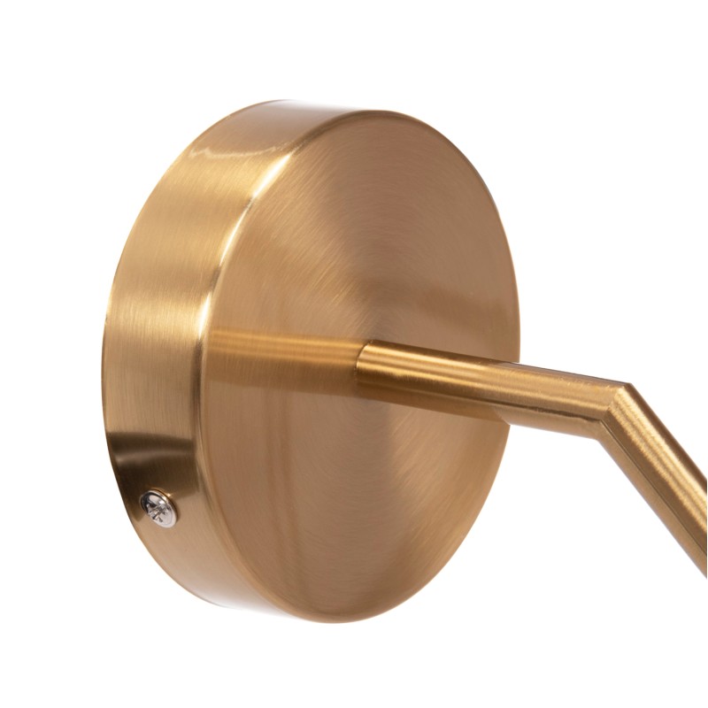 WALL SCONCE HOMY2 FK4471 METAL BASE IN GOLD-GLASS [E27] 14.5x28x21Hcm.
