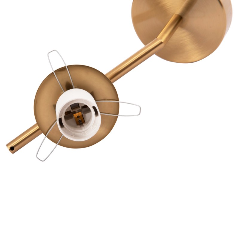 WALL SCONCE HOMY2 FK4471 METAL BASE IN GOLD-GLASS [E27] 14.5x28x21Hcm.