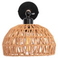 WALL SCONCE GLIDE FK4475 METAL BASE-HEMP ROPE-[E27] 22x22x35-21Hcm.
