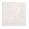 WALL DECOR PANEL SQUARE SERIES SANTORINI FK4507 MDF IN OFF-WHITE COLOR 80x4(thickness)x80Hcm. WALL DECOR PANEL SQUARE SERIES SANTORINI FK4507 MDF IN OFF-WHITE COLOR 80x4(thickness)x80Hcm.