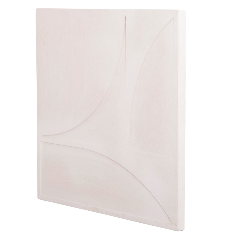WALL DECOR PANEL SQUARE SERIES SANTORINI FK4507 MDF IN OFF-WHITE COLOR 80x4(thickness)x80Hcm. WALL DECOR PANEL SQUARE SERIES SANTORINI FK4507 MDF IN OFF-WHITE COLOR 80x4(thickness)x80Hcm.