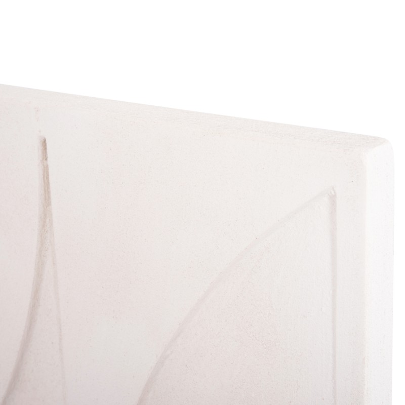 WALL DECOR PANEL SQUARE SERIES SANTORINI FK4507 MDF IN OFF-WHITE COLOR 80x4(thickness)x80Hcm. WALL DECOR PANEL SQUARE SERIES SANTORINI FK4507 MDF IN OFF-WHITE COLOR 80x4(thickness)x80Hcm.