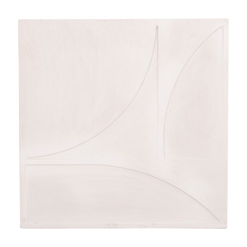 WALL DECOR PANEL SQUARE SERIES SANTORINI FK4507 MDF IN OFF-WHITE COLOR 80x4(thickness)x80Hcm. WALL DECOR PANEL SQUARE SERIES SANTORINI FK4507 MDF IN OFF-WHITE COLOR 80x4(thickness)x80Hcm.