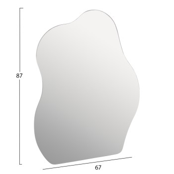 WALL MIRROR SERIES TORCH FK4495 NO FRAME-LED BACKLIGHTING 67x87Hcm.