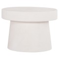 COFFEE TABLE ROUND SERIES SANTORINI FK18051 MDF IN OFF-WHITE COLOR Φ60x42.5Hcm. COFFEE TABLE ROUND SERIES SANTORINI FK18051 MDF IN OFF-WHITE COLOR Φ60x42.5Hcm.