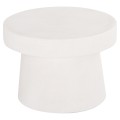COFFEE TABLE ROUND SERIES SANTORINI FK18051 MDF IN OFF-WHITE COLOR Φ60x42.5Hcm. COFFEE TABLE ROUND SERIES SANTORINI FK18051 MDF IN OFF-WHITE COLOR Φ60x42.5Hcm.