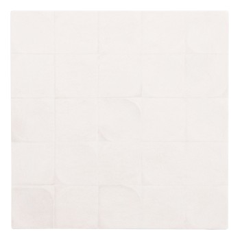 WALL DECOR PANEL SQUARE SERIES SANTORINI FK4516 MDF OFF-WHITE COLOR 80x4.5(thickness)x80Hcm.