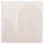 WALL DECOR PANEL SQUARE SERIES SANTORINI FK4517 MDF IN OFF-WHITE COLOR 80x4.5(thickness)x80Hcm.