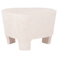 COFFEE TABLE SERIES SANTORINI FK18053 MDF IN OFF-WHITE COLOR 54x61x40.5Hcm. COFFEE TABLE SERIES SANTORINI FK18053 MDF IN OFF-WHITE COLOR 54x61x40.5Hcm.