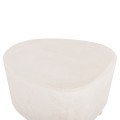 COFFEE TABLE SERIES SANTORINI FK18053 MDF IN OFF-WHITE COLOR 54x61x40.5Hcm. COFFEE TABLE SERIES SANTORINI FK18053 MDF IN OFF-WHITE COLOR 54x61x40.5Hcm.