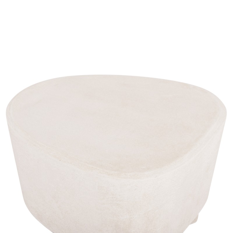 COFFEE TABLE SERIES SANTORINI FK18053 MDF IN OFF-WHITE COLOR 54x61x40.5Hcm. COFFEE TABLE SERIES SANTORINI FK18053 MDF IN OFF-WHITE COLOR 54x61x40.5Hcm.