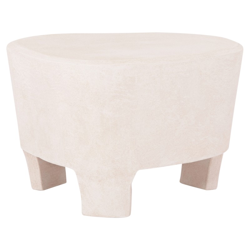 COFFEE TABLE SERIES SANTORINI FK18053 MDF IN OFF-WHITE COLOR 54x61x40.5Hcm. COFFEE TABLE SERIES SANTORINI FK18053 MDF IN OFF-WHITE COLOR 54x61x40.5Hcm.