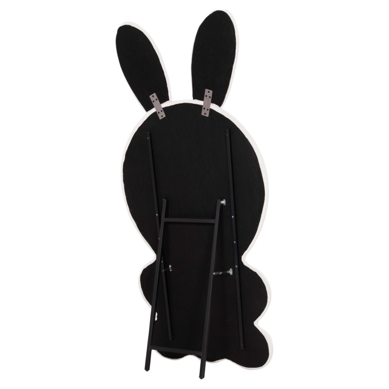 KIDS' FLOOR STANDING MIRROR BUNNY FK4489.01 MDF IN PINK & WHITE- BLACK STAND 80x162Hcm. KIDS' FLOOR STANDING MIRROR BUNNY FK4489.01 MDF IN PINK & WHITE- BLACK STAND 80x162Hcm.