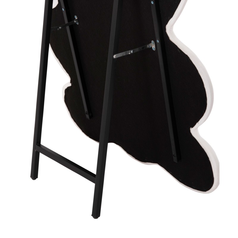 KIDS' FLOOR STANDING MIRROR BUNNY FK4489.01 MDF IN PINK & WHITE- BLACK STAND 80x162Hcm. KIDS' FLOOR STANDING MIRROR BUNNY FK4489.01 MDF IN PINK & WHITE- BLACK STAND 80x162Hcm.