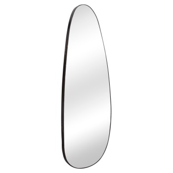 WALL MIRROR CRITHER FK4486.01 MDF FRAME IN BLACK MARBLE COLORING 49x140Hcm.