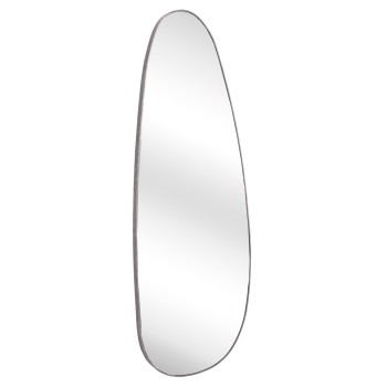 WALL MIRROR CRITHER FK4486.02 MDF FRAME IN GREY MARBLE COLORING 49x140Hcm.