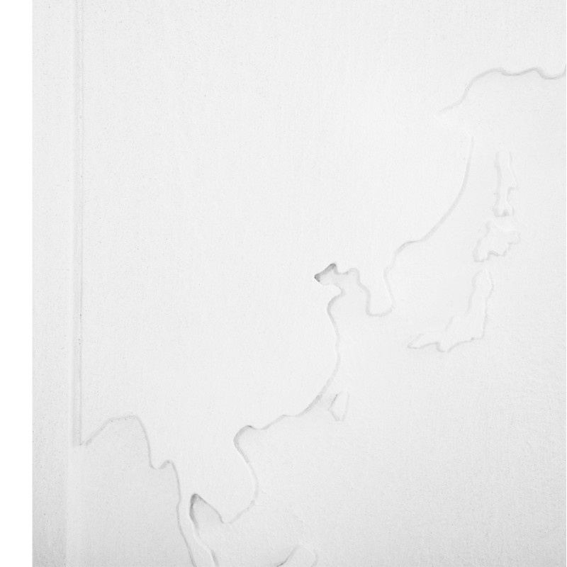 WALL PAINTING 3-FOLD WORLD MAP SANTORINI FK4504 MDF IN OFF-WHITE COLOR 180x4(thickness)x120Hcm. WALL PAINTING 3-FOLD WORLD MAP SANTORINI FK4504 MDF IN OFF-WHITE COLOR 180x4(thickness)x120Hcm.