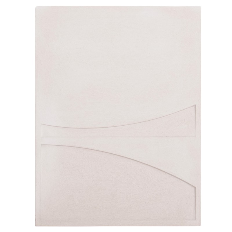 WALL DECOR PANEL RECTANGLE SERIES SANTORINI FK4510 MDF IN OFF-WHITE COLOR 60x4(thickness)x80Hcm. WALL DECOR PANEL RECTANGLE SERIES SANTORINI FK4510 MDF IN OFF-WHITE COLOR 60x4(thickness)x80Hcm.
