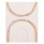 WALL DECOR PANEL RECTANGLE SERIES SANTORINI ΗΜ4535 MDF IN OFF WHITE COLOR-DECOR IN BEIGE 48x4.5(thickness)x60Hcm.