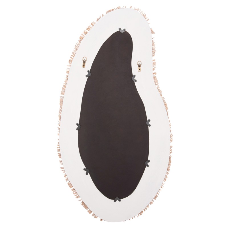 WALL MIRROR SERIES SANTORINI FK4525 MDF IN OFF WHITE-DECOR IN BEIGE 62x1,8x120Hcm. WALL MIRROR SERIES SANTORINI FK4525 MDF IN OFF WHITE-DECOR IN BEIGE 62x1,8x120Hcm.