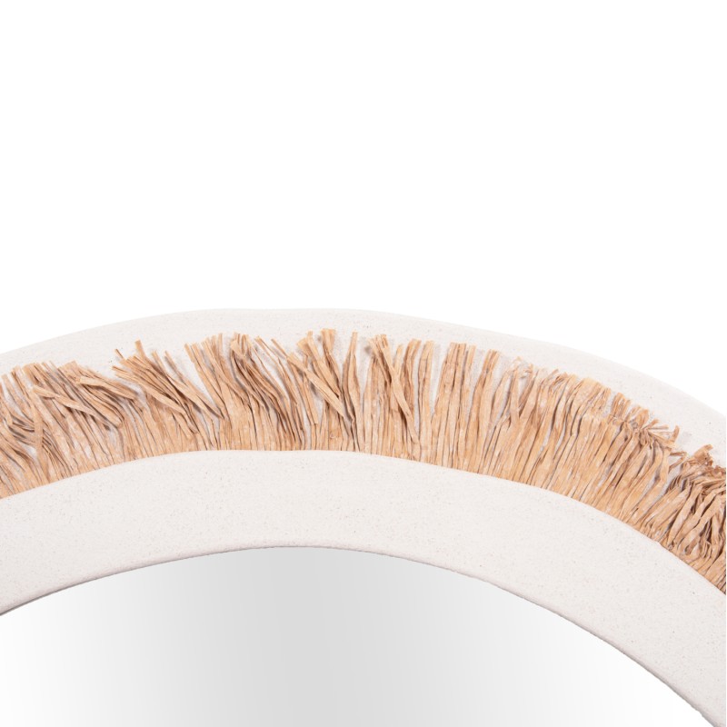 WALL MIRROR SERIES SANTORINI FK4529 MDF IN OFF WHITE-DECOR IN BEIGE 81x1,8x54Hcm. WALL MIRROR SERIES SANTORINI FK4529 MDF IN OFF WHITE-DECOR IN BEIGE 81x1,8x54Hcm.