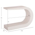 CONSOLE SERIES SANTORINI FK18049 MDF IN OFF-WHITE COLOR 110x30x70Hcm.