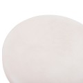 COFFEE TABLE ROUND SERIES SANTORINI FK18050 MDF IN OFF-WHITE COLOR Φ79x35Hcm.