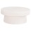 COFFEE TABLE ROUND SERIES SANTORINI FK18050 MDF IN OFF-WHITE COLOR Φ79x35Hcm.