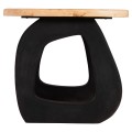DINING TABLE SERIES SANTORINI FK18065 FIR WOOD TABLETOP-POLYRESIN LEGS IN BLACK 180x90x76Hcm. DINING TABLE SERIES SANTORINI FK18065 FIR WOOD TABLETOP-POLYRESIN LEGS IN BLACK 180x90x76Hcm.