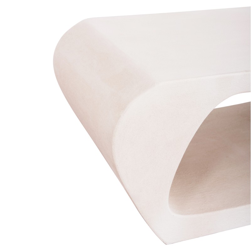 COFFEE TABLE SERIES SANTORINI FK18071 MDF IN OFF-WHITE COLOR 100x60x45Hcm. COFFEE TABLE SERIES SANTORINI FK18071 MDF IN OFF-WHITE COLOR 100x60x45Hcm.