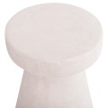 ROUND STOOL SERIES SANTORINI FK18057 POLYRESIN IN OFF-WHITE COLOR Φ32x46Hcm. ROUND STOOL SERIES SANTORINI FK18057 POLYRESIN IN OFF-WHITE COLOR Φ32x46Hcm.