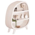 SHELVES RACK SERIES SANTORINI FK18060.01 MDF IN OFF-WHITE 120x38x133Hcm. SHELVES RACK SERIES SANTORINI FK18060.01 MDF IN OFF-WHITE 120x38x133Hcm.