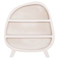 SHELVES RACK SERIES SANTORINI FK18060.01 MDF IN OFF-WHITE 120x38x133Hcm. SHELVES RACK SERIES SANTORINI FK18060.01 MDF IN OFF-WHITE 120x38x133Hcm.