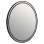 WALL MIRROR ROUNDER FB94503.01 ALUMINUM FRAME IN BLACK-LED LIGHTING Φ80cm.
