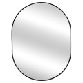 WALL MIRROR SERIES ARCHER FK4500.01 OVAL ALUMINUM FRAME IN BLACK 59x79Hcm. WALL MIRROR SERIES ARCHER FK4500.01 OVAL ALUMINUM FRAME IN BLACK 59x79Hcm.