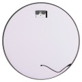WALL MIRROR ROUNDER FK4503.40 ALUMINUM FRAME IN SILVER-LED LIGHTING Φ80cm. WALL MIRROR ROUNDER FK4503.40 ALUMINUM FRAME IN SILVER-LED LIGHTING Φ80cm.