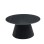 COFFEE TABLE DUNCAN FK18022.01 CERAMIC TOP-MDF BASE-BLACK Φ80x41Hcm.