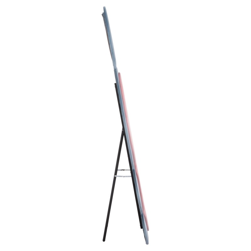 KIDS' FLOOR STANDING MIRROR BUNNY FK4489.02 MDF IN PINK & BLUE- BLACK STAND 80x162Hcm. KIDS' FLOOR STANDING MIRROR BUNNY FK4489.02 MDF IN PINK & BLUE- BLACK STAND 80x162Hcm.