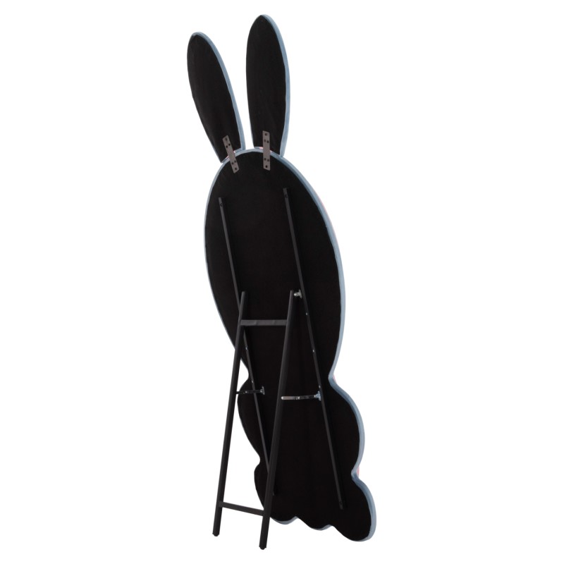 KIDS' FLOOR STANDING MIRROR BUNNY FK4489.02 MDF IN PINK & BLUE- BLACK STAND 80x162Hcm. KIDS' FLOOR STANDING MIRROR BUNNY FK4489.02 MDF IN PINK & BLUE- BLACK STAND 80x162Hcm.