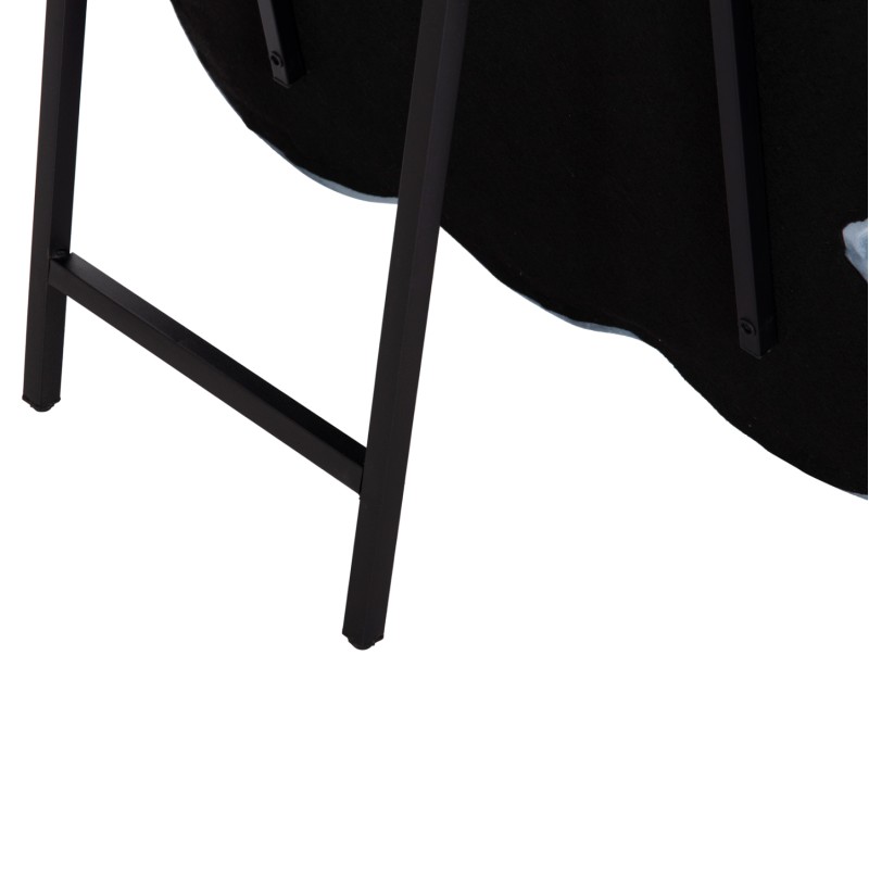 KIDS' FLOOR STANDING MIRROR BUNNY FK4489.02 MDF IN PINK & BLUE- BLACK STAND 80x162Hcm. KIDS' FLOOR STANDING MIRROR BUNNY FK4489.02 MDF IN PINK & BLUE- BLACK STAND 80x162Hcm.