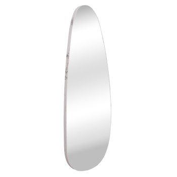 WALL MIRROR CRITHER FK4486.05 MDF FRAME IN WHITE MARBLE COLORING 49x140Hcm.
