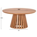 COFFEE TABLE FB918024 MDF IN LIGHT NATURAL WOOD COLOR Φ80x40,5Hcm. COFFEE TABLE FB918024 MDF IN LIGHT NATURAL WOOD COLOR Φ80x40,5Hcm.