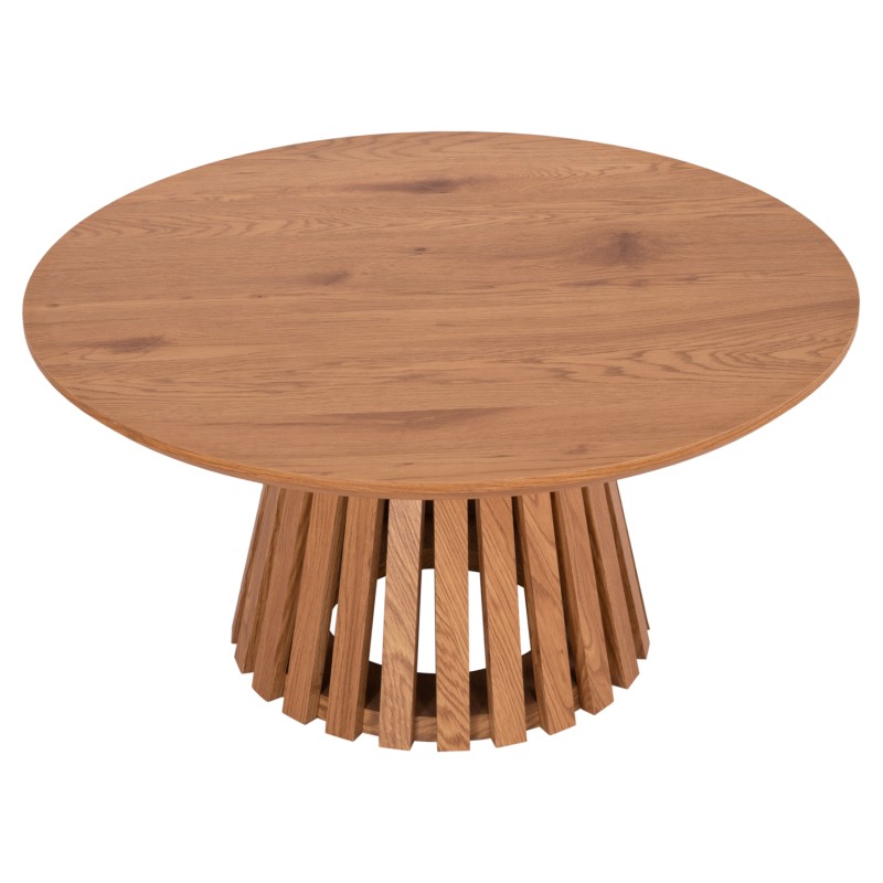 COFFEE TABLE FB918024 MDF IN LIGHT NATURAL WOOD COLOR Φ80x40,5Hcm. COFFEE TABLE FB918024 MDF IN LIGHT NATURAL WOOD COLOR Φ80x40,5Hcm.