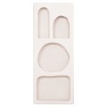 WALL RACK SERIES SANTORINI FK18069 MDF IN OFF-WHITE COLOR 47,5x18x120Hcm. WALL RACK SERIES SANTORINI FK18069 MDF IN OFF-WHITE COLOR 47,5x18x120Hcm.